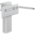 PLUS wash basin bracket with lever control, electrically height adjustable and sideways adjustable