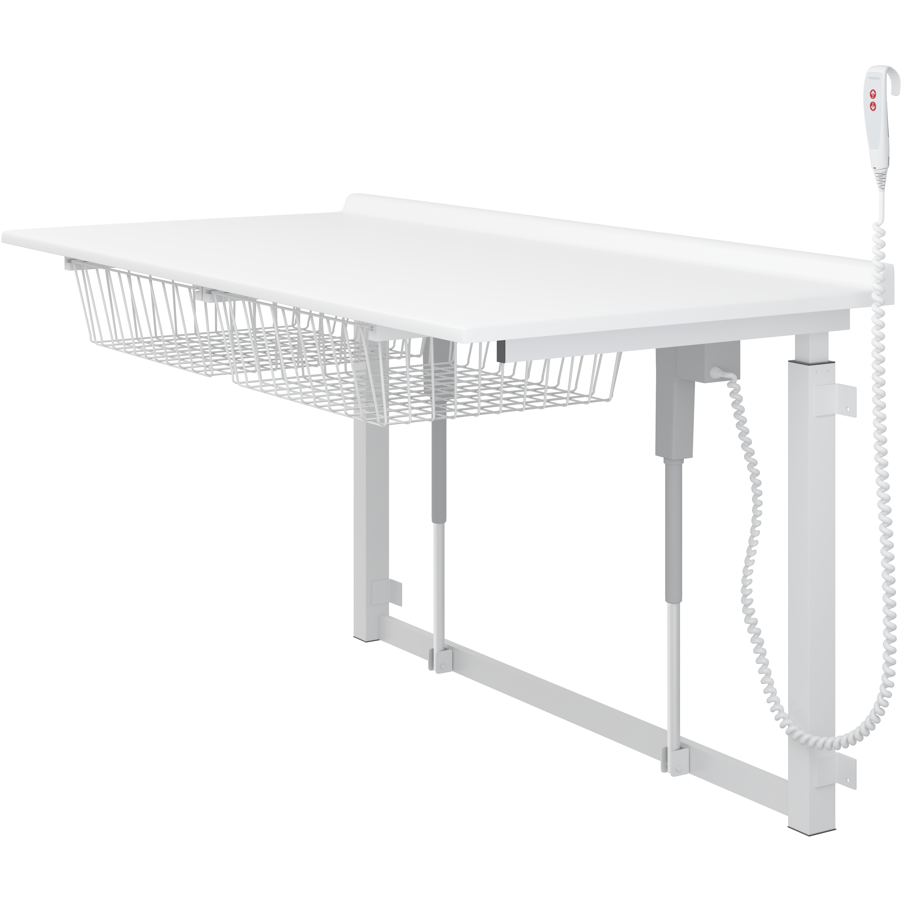 Skötbord, 800 x 1800 mm, elektrisk höjdreglerbart