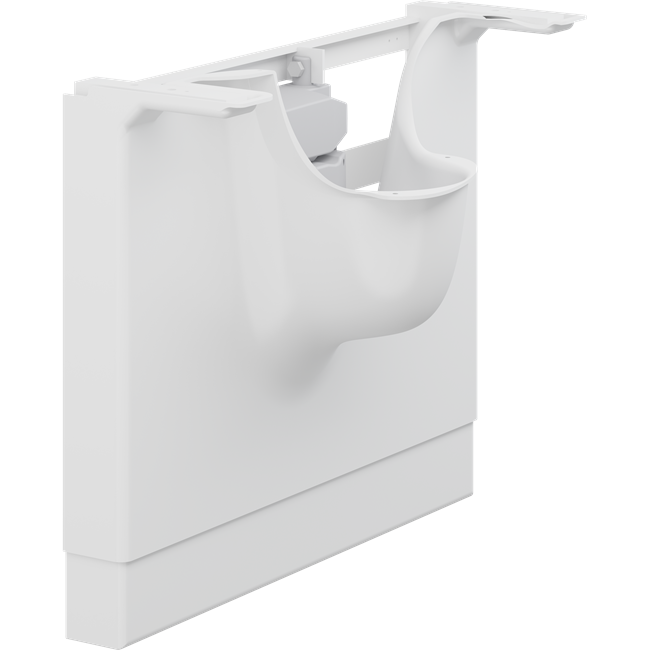 MATRIX powered basin unit, left-facing, height adjustable