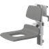 PLUS shower seat 450 with aperture, manually vertical and manually horizontal adjustable 