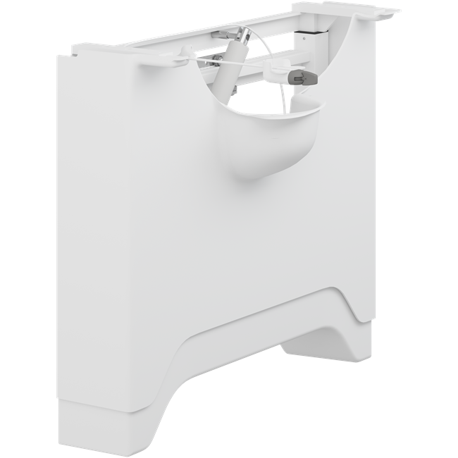 MATRIX support de lavabo àmoteur électrique, façade à droite, réglable en hauteur et latéralement