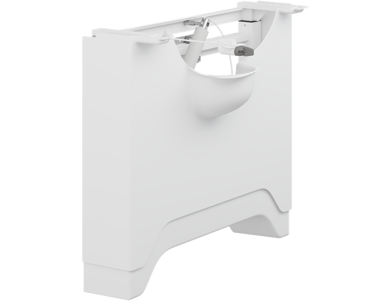 MATRIX powered basin unit, right-facing, height and sideways adjustable