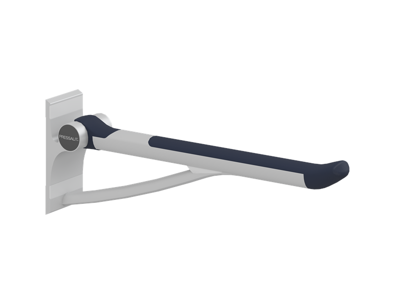 PLUS fold down grab bar with integrated counter-balance, 27.6''