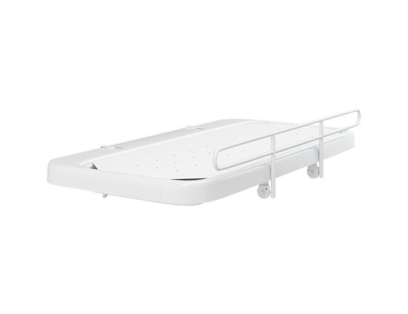 SCT 2100 shower change table, coated canvas, fixed height