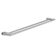 Pressalit Style Towel rail bar, double, 810 mm, brushed steel