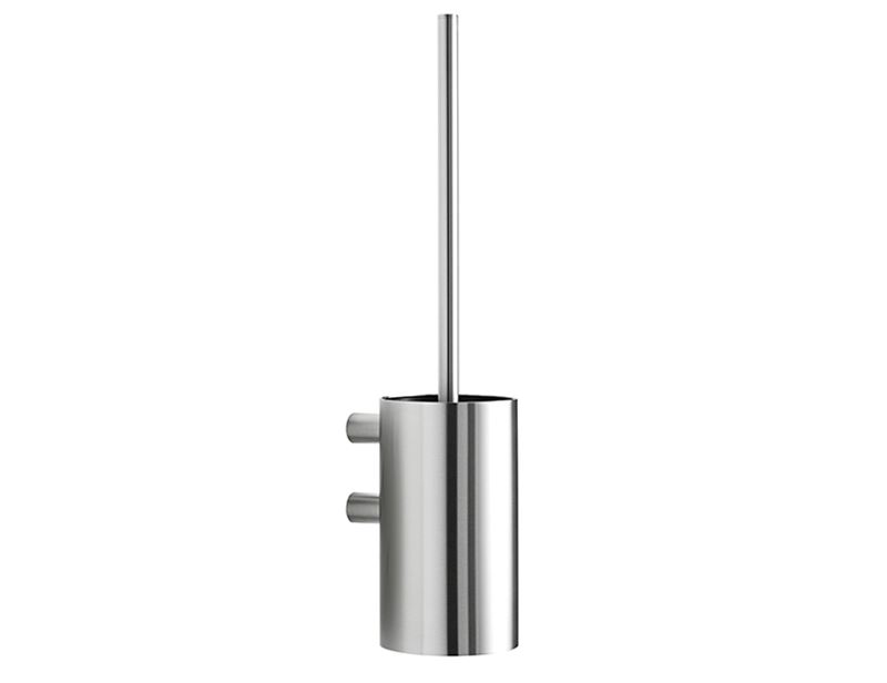 Pressalit Choice Toiletborstelgarnituur voor wandmontage, geborsteld staal