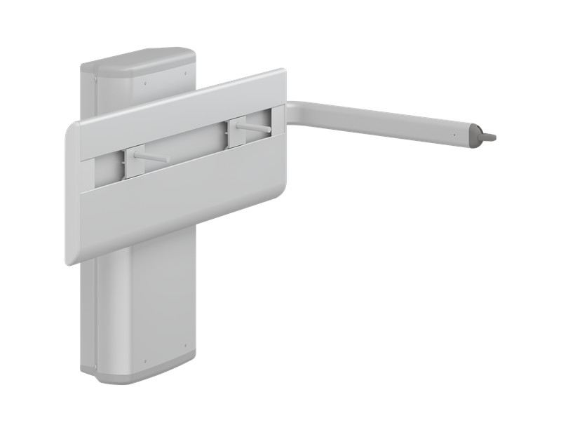 PLUS wash basin bracket with lever control, manually height adjustable with gas cylinder