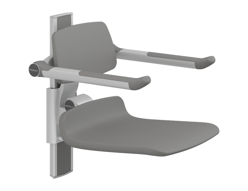 PLUS shower seat 450, manually height adjustable