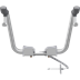 TMA 3 arm support for mounting on toilet, compatible with IFØ Spira toilet 6261