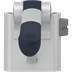 PLUS toiletstøtte, 850 mm, højrehåndsbetjent