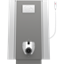SELECT TL2 hoog-laag toiletsysteem met zijprofielen, voor vloerafvoer