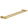 Towel rail bar, double, 610 mm, brushed brass