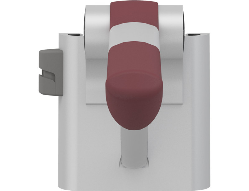 PLUS toiletsteun, 700 mm, linkshandige bediening