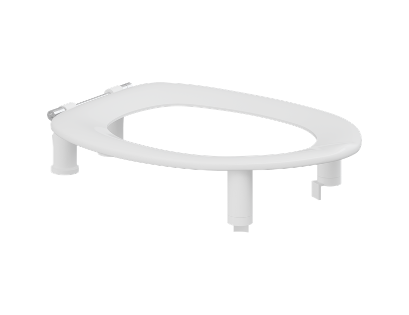 Toilet seat Dania without cover, 100 mm raised