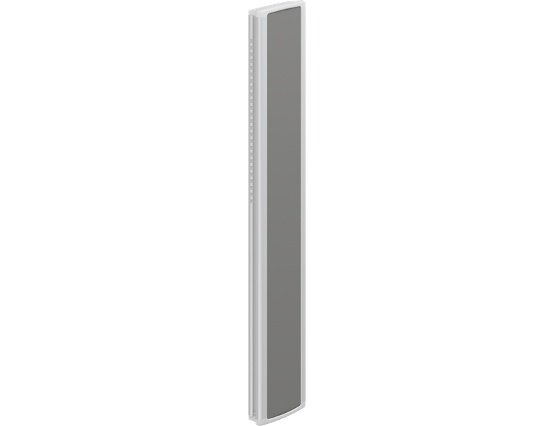 PLUS wall track, 23.6'', right-grooved, for vertical mounting