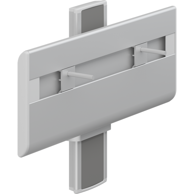 PLUS wash basin bracket with lever control, manually height adjustable