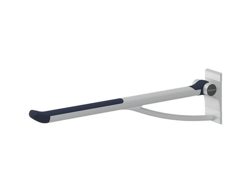 PLUS fold down grab bar with integrated counter-balance, 33.5''