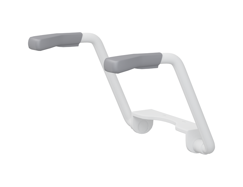 TMA 2 arm support for mounting on toilet, wider fit