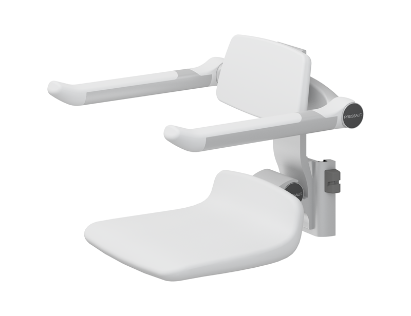 PLUS replacement shower seat 310, manually height adjustable