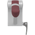 PLUS toiletstøtte, 700 mm, højrehåndsbetjent