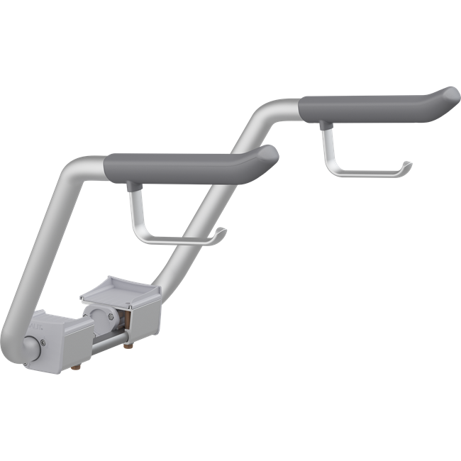 TMA 3 arm support for mounting on toilet, compatible with IFØ Spira toilet 6261, Spira 6293 and Sign 6893
