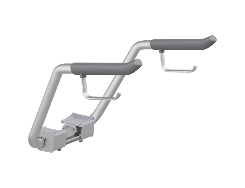 TMA 3 arm support for mounting on toilet, compatible with IFØ Spira toilet 6261, Spira 6293 and Sign 6893