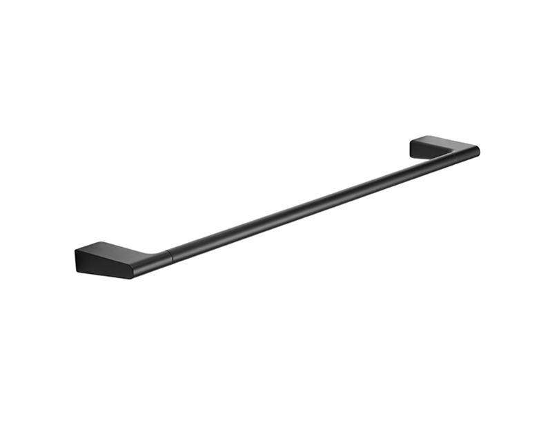 Towel rail bar, single, 610 mm, matt black