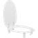 Toilet seat Dania with cover, 100 mm raised