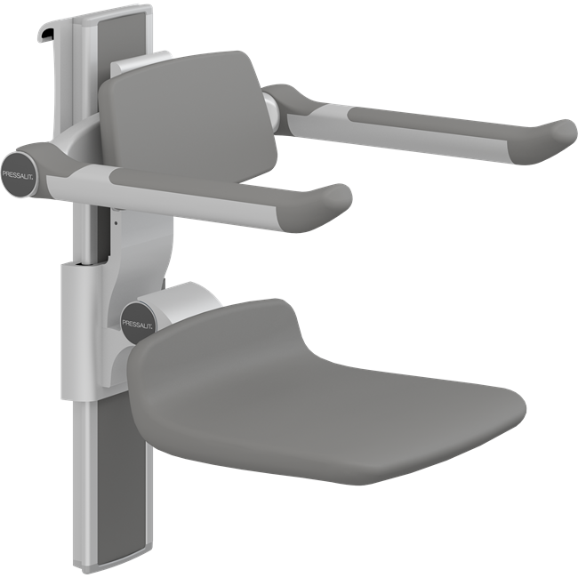 PLUS shower seat 310, manually vertical and manually horizontal adjustable
