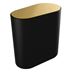 Pressalit Style Toilet bin, brushed brass/black