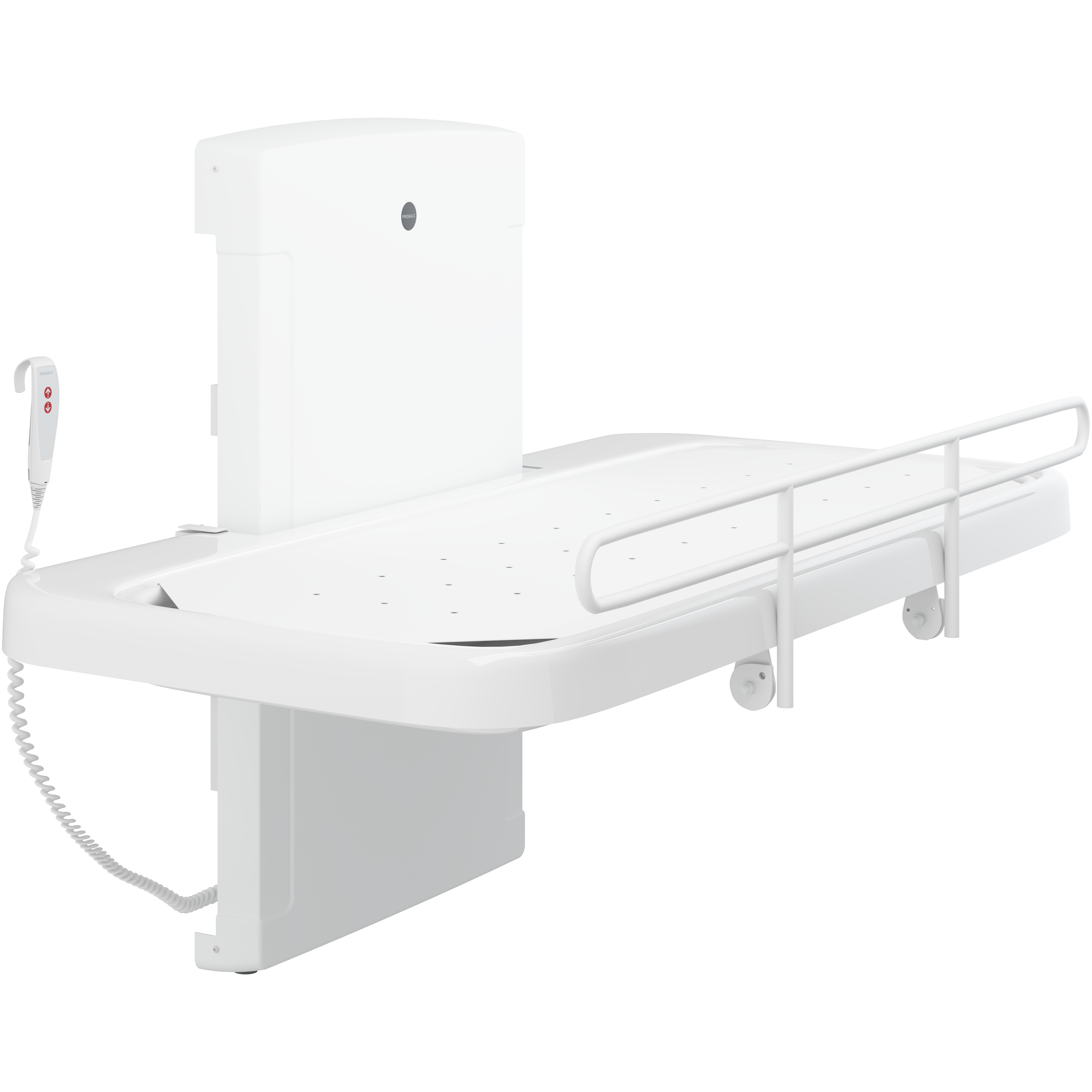 SCT 2100 table de douche, toile cirée, réglable en hauteur électriquement
