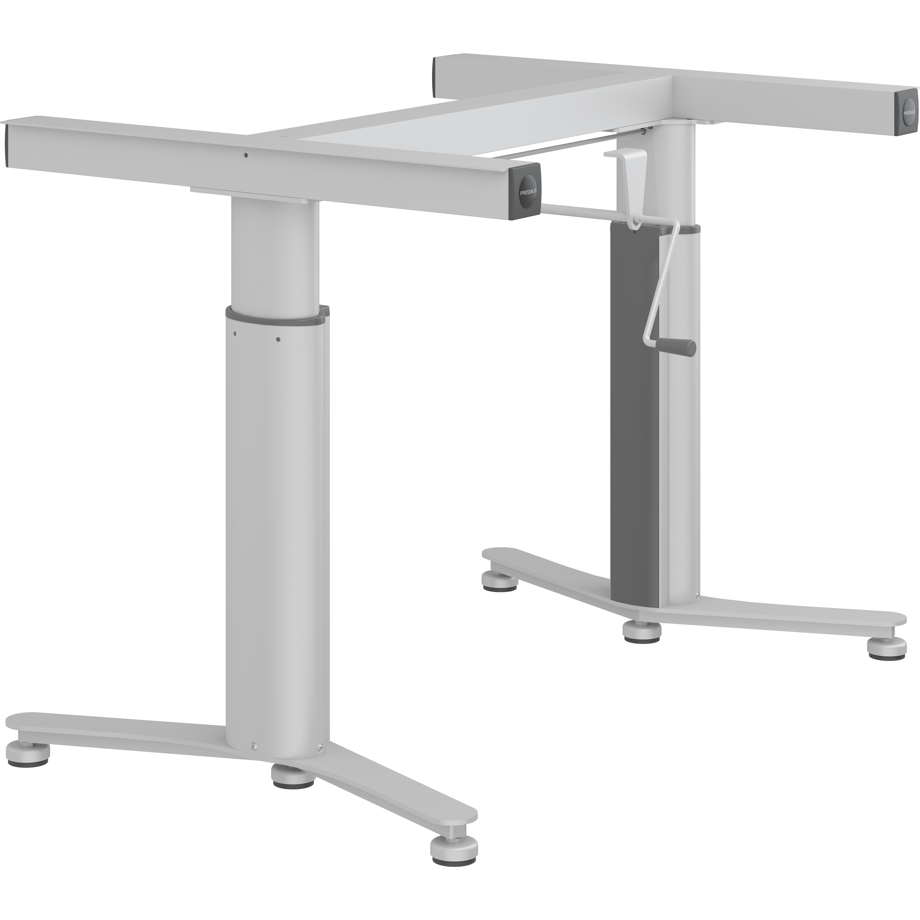 Lift for worktop, manually height adjustable