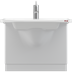 Solution with MATRIX basin unit, electrically height adjustable, and MATRIX MEDIUM wash basin