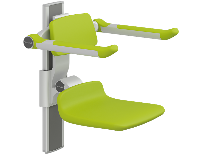 PLUS shower seat 310, manually height adjustable