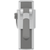 PLUS Stützklappgriff, 700 mm Ausladung, linksbedient