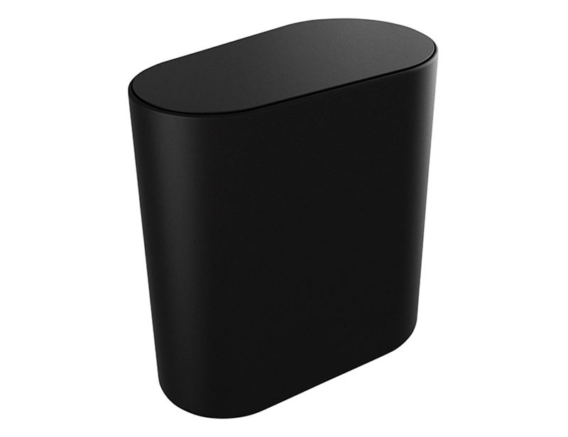 Pressalit Style Toilet wastebasket, matt black