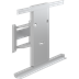 Lift for wall cupboard, electrically height adjustable