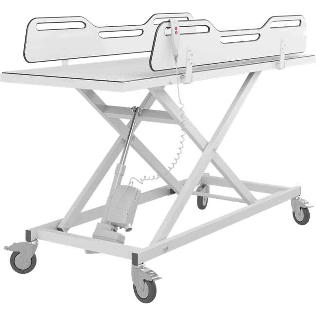 MCT 3 change trolley, electrically height adjustable