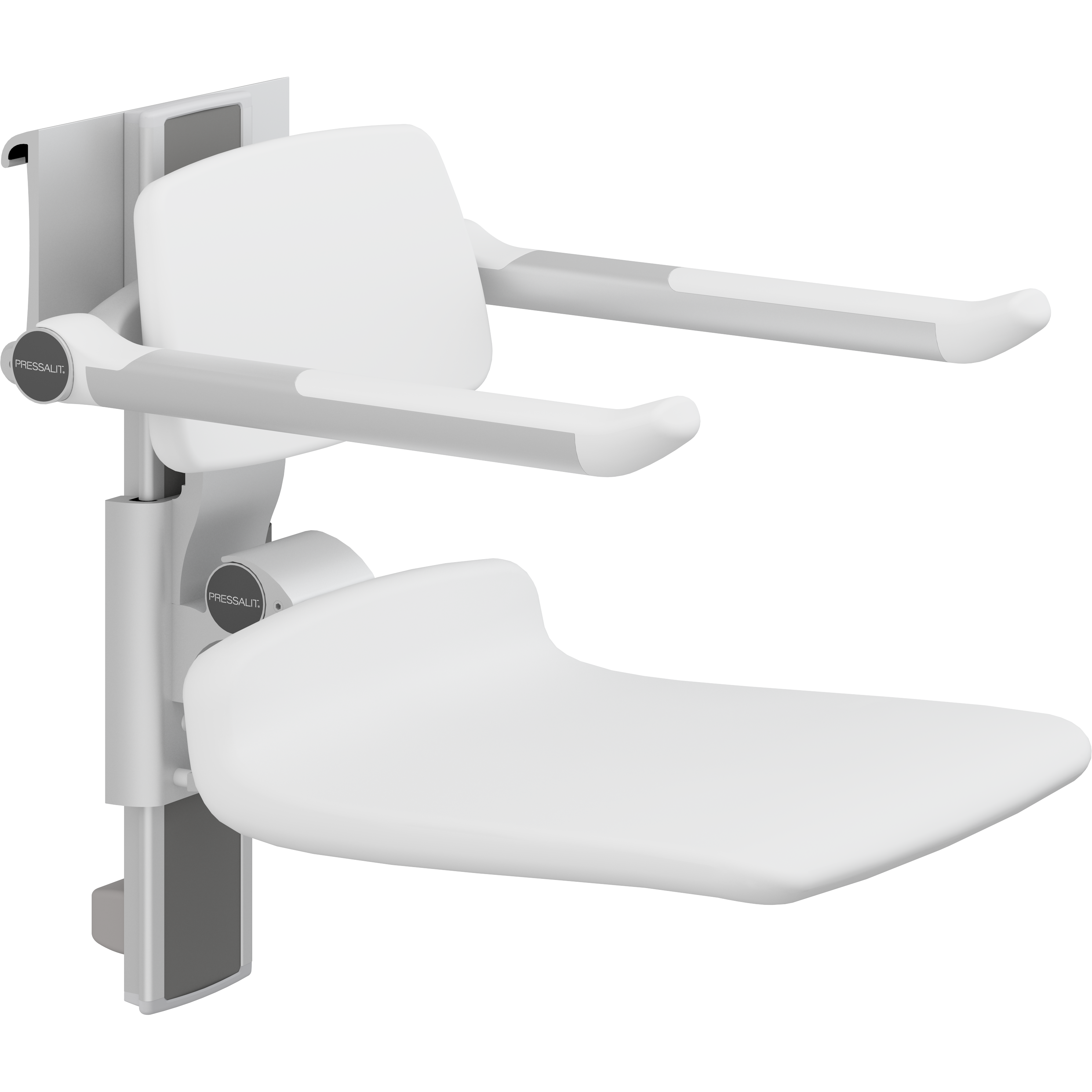 PLUS shower seat 450, manually vertical and horizontal adjustable 