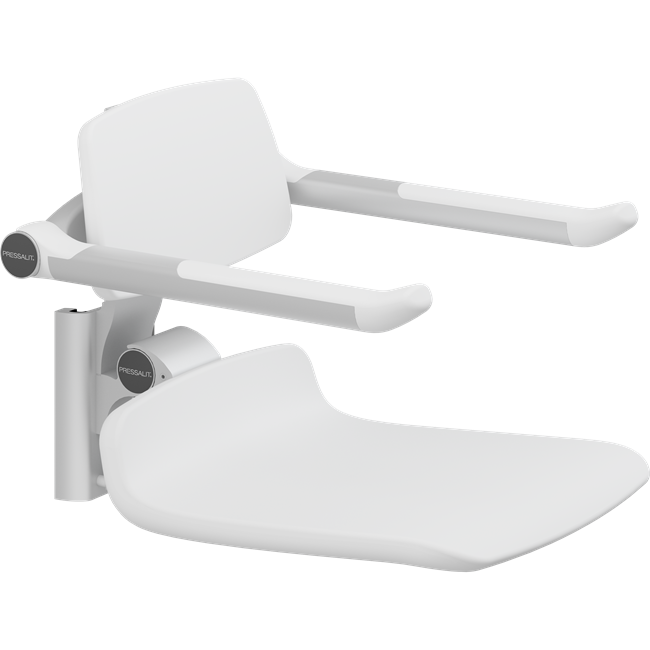 PLUS replacement shower seat 450, manually height adjustable
