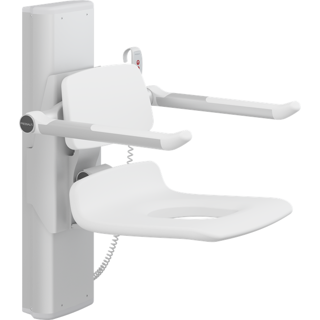 PLUS shower seat 450 with aperture, electrically height adjustable