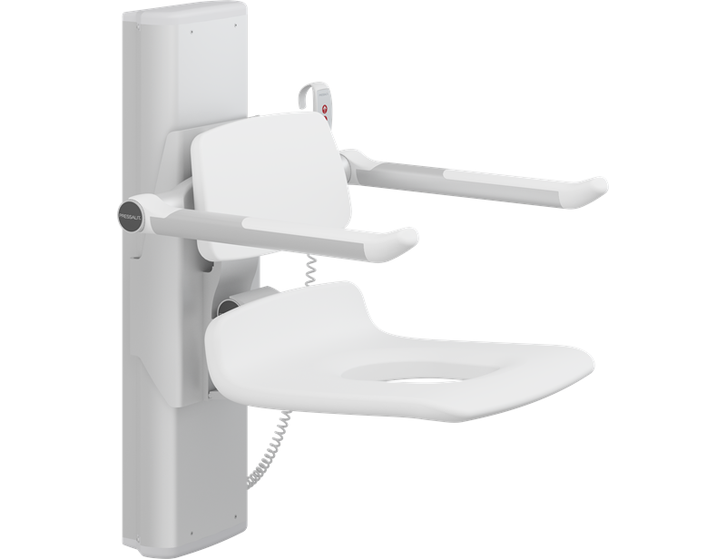 PLUS shower seat 450 with aperture, electrically height adjustable
