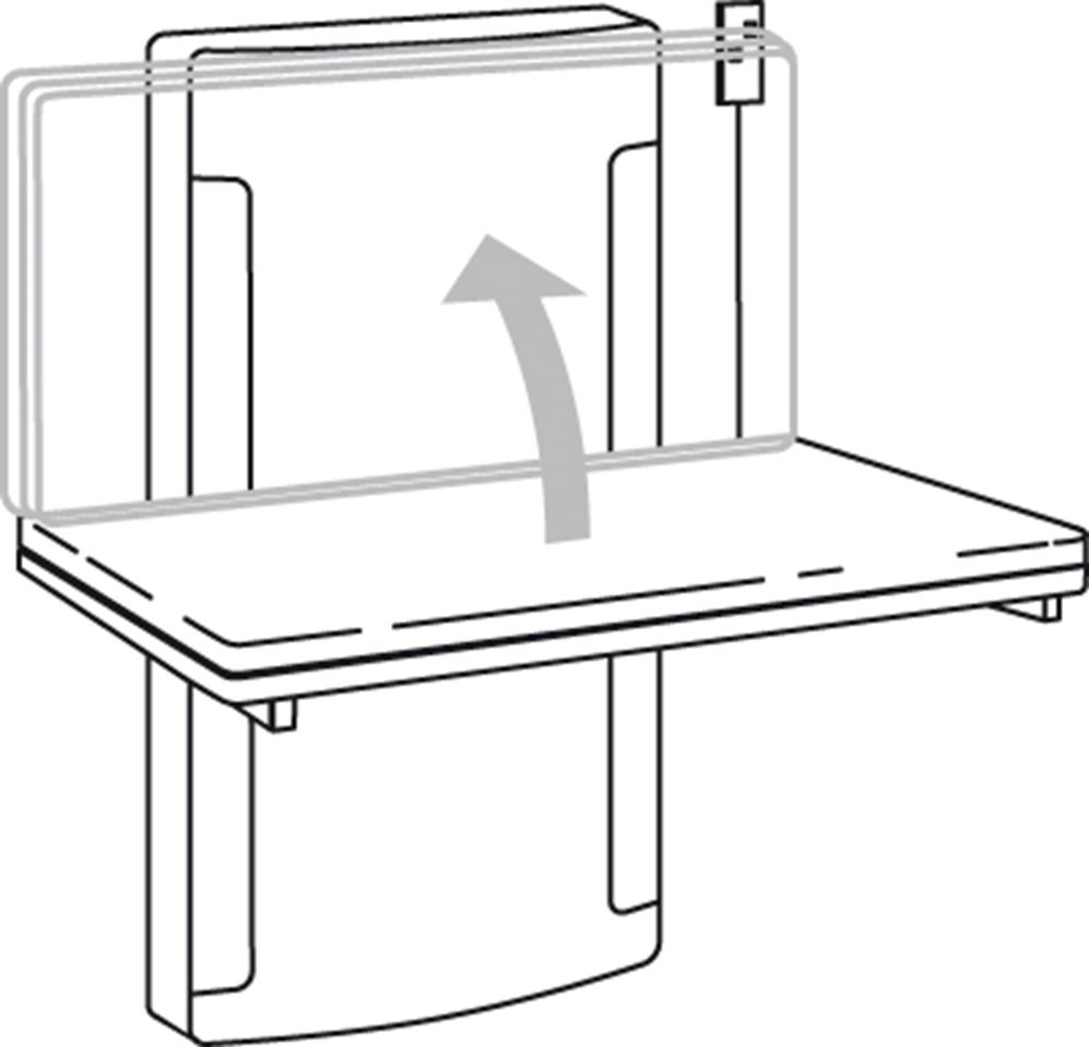 Changing Table 800 X 900 Mm Electrically Height Adjustable