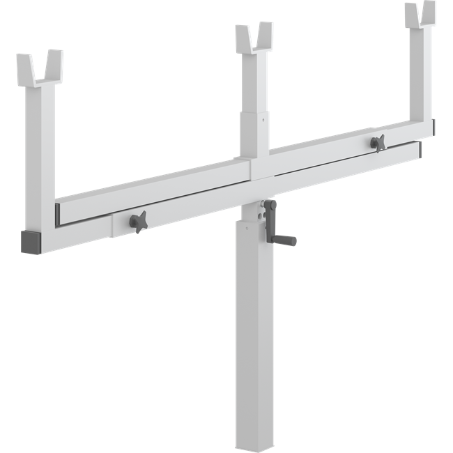 Crank handle operated lifting jack