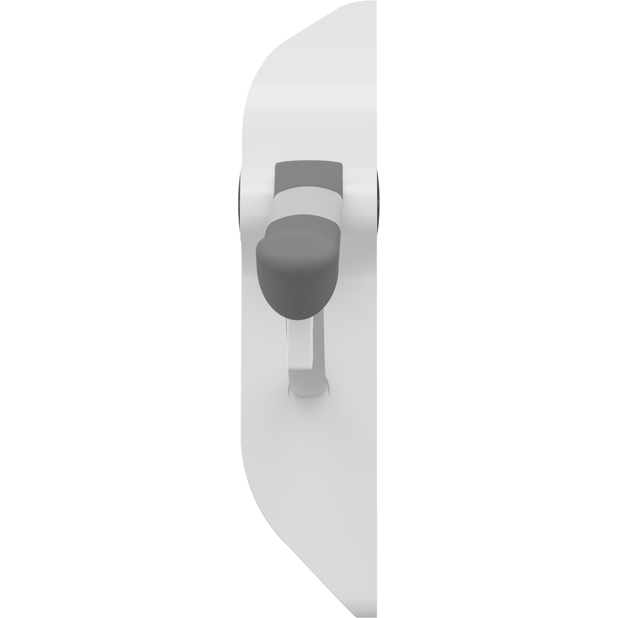 PLUS toiletstøtte, 850 mm, med betjeningspanel, venstrehåndsbetjent