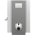SELECT TL2 toiletløfter med sideprofiler, til gulvafløb
