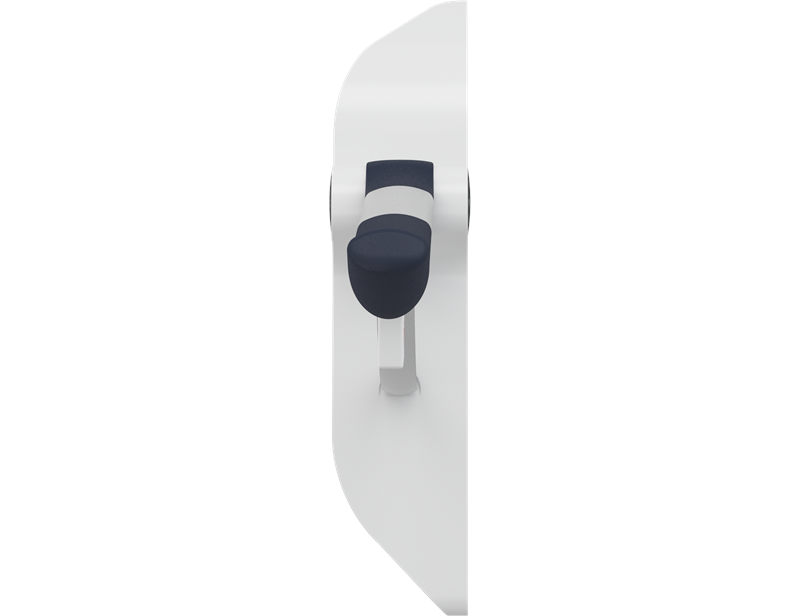 PLUS toalettarmstöd, 850 mm, med manöverpanel, vänster hand manövrerad