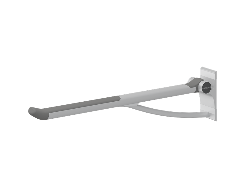 PLUS fold down grab bar with integrated counter-balance, 33.5''