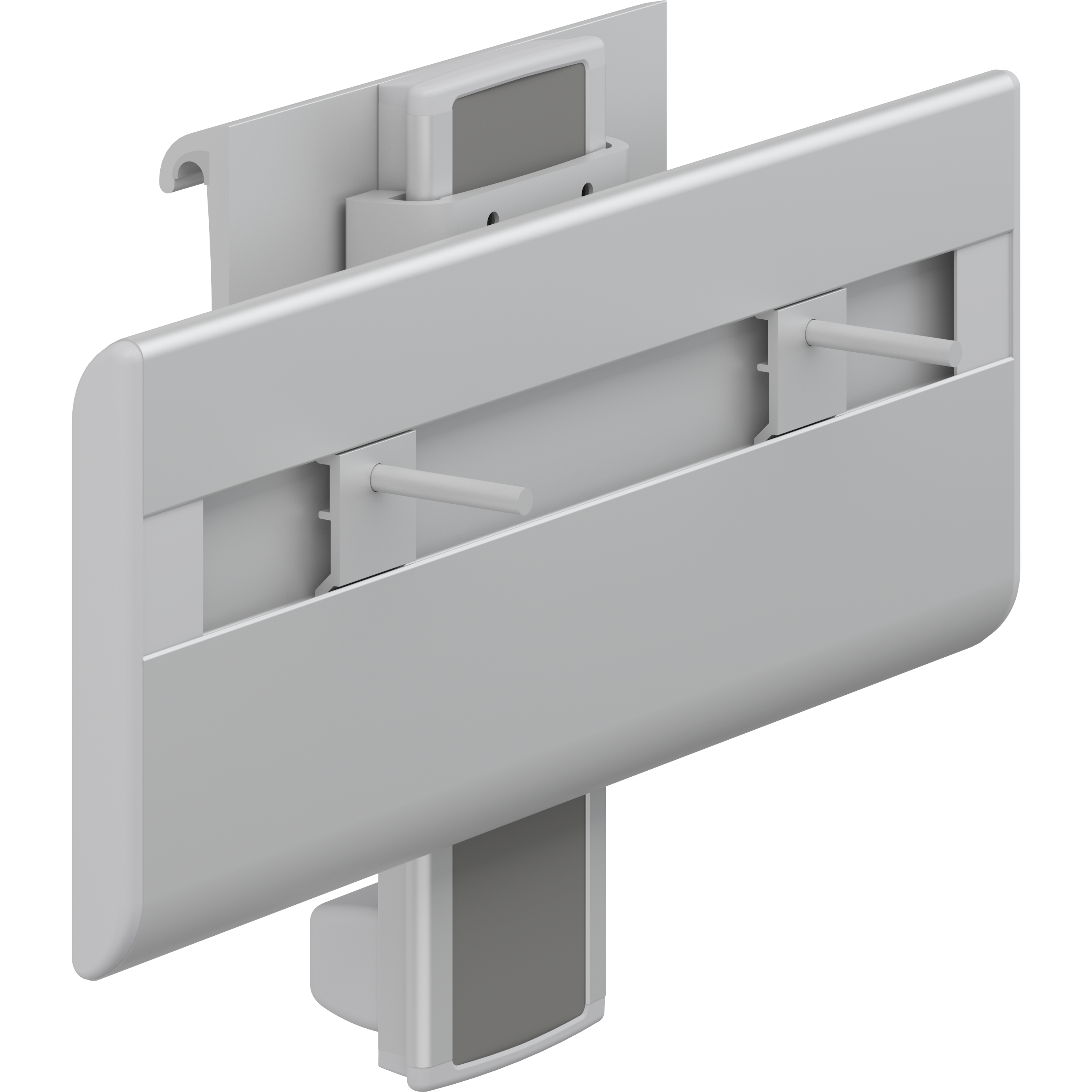 PLUS wash basin bracket with lever control, manually height and sideways adjustable