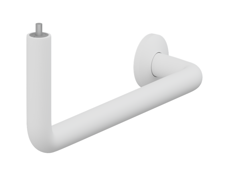PLUS anglehandrail section 400 x 154 mm, incl. wall rosette